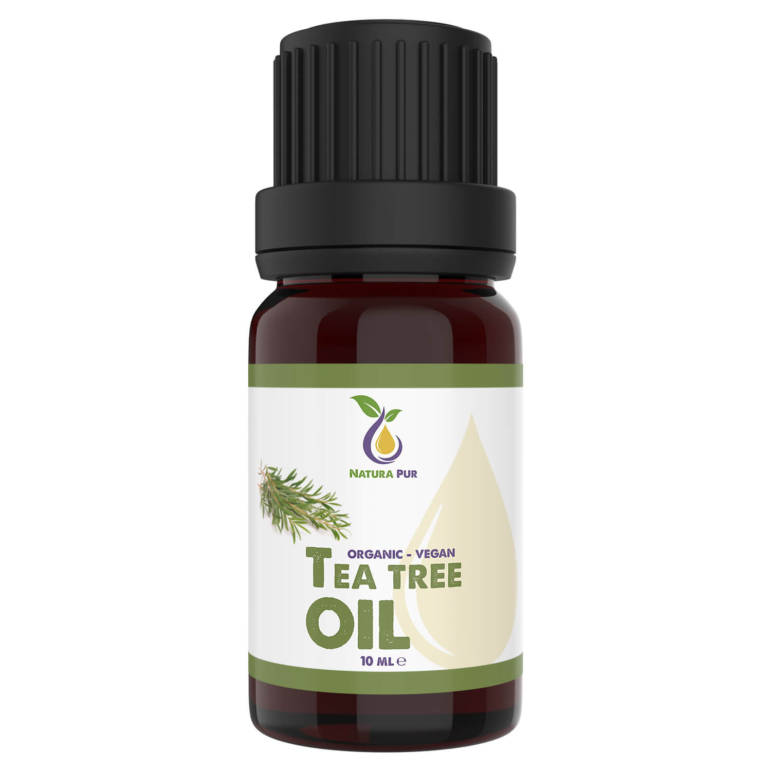 Teebaumöl BIO 10ml - 100% naturreines ätherisches Öl, vegan