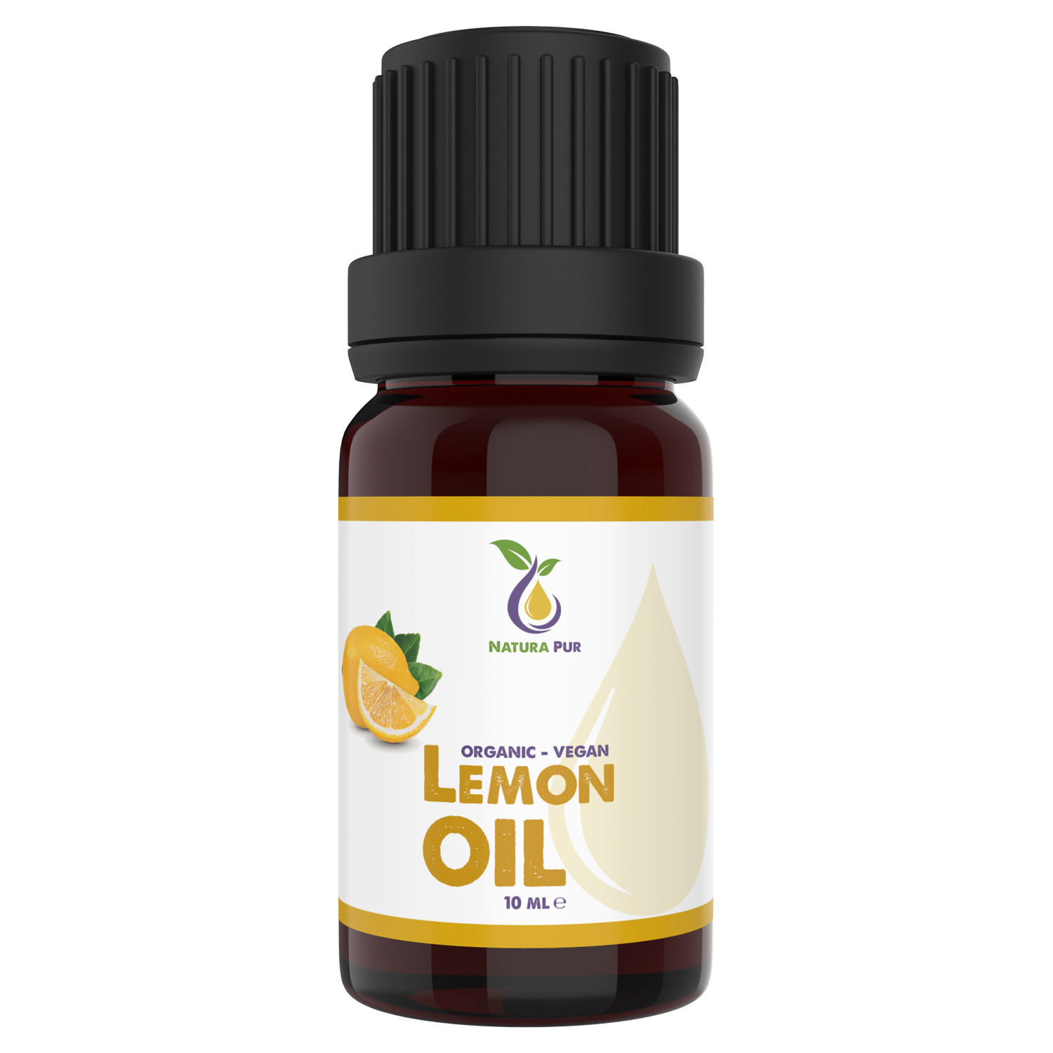Zitronenöl BIO 10ml - 100% naturreines ätherisches Öl, vegan