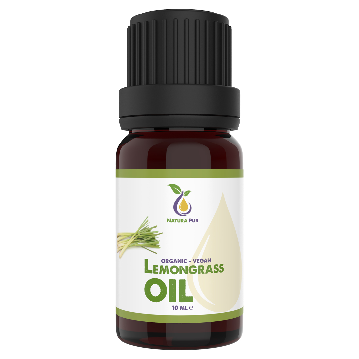 Lemongrass Öl BIO 10ml - 100% naturreines ätherisches Öl, vegan